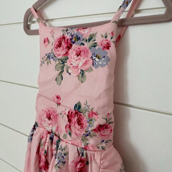 Flofallzique Floral Dress Size 5 Girls - Picture 2 of 5